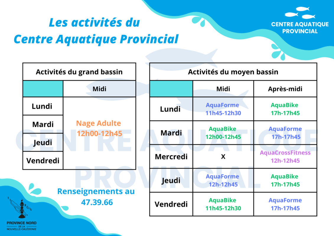 activités du CAP 2023